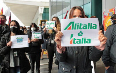 SOLIDARIETA’ DEI FERROVIERI AI LAVORATORI ALITALIA