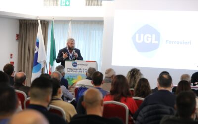CONSIGLIO NAZIONALE UGL FERROVIERI, L’INTERVENTO DEL SEGRETARIO EZIO FAVETTA