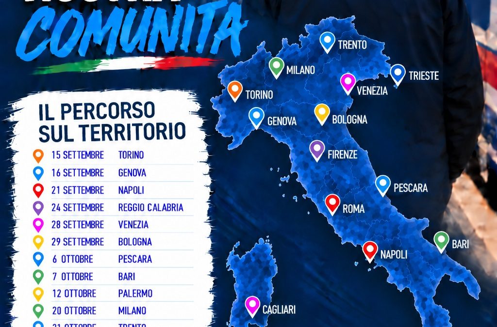 Con la nostra comunità, sul territorio e tra i lavoratori.